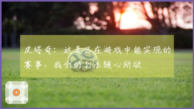 皮塔奇：这是只在游戏中能实现的赛事，我们的打法随心所欲