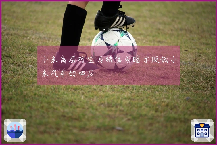 小米高层对宝马销售或暗示贬低小米汽车的回应